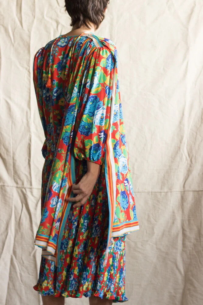 1980s Diane Freis Cape Dress — Wayward Collection